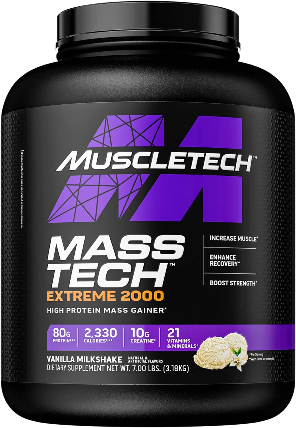 Mass Gainer Protein Powder/MuscleTech Mass-Tech Extreme 2000