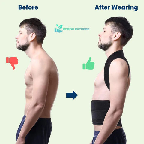 Back Posture Corrector Belt Adjustable Shoulde Neck Spine Reshape Body for Column Posture Correction for Women Men Straightener